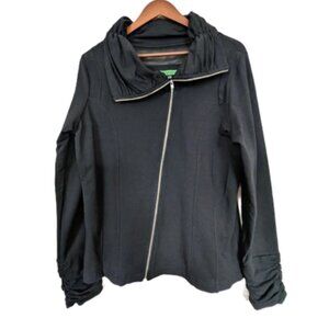 NWT Ingreen Cotton Jacket with Ruching and Mesh Inserts Size XL